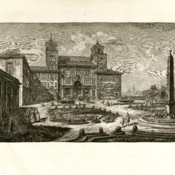 Piranesi engravings of the Complutense University Library of Madrid